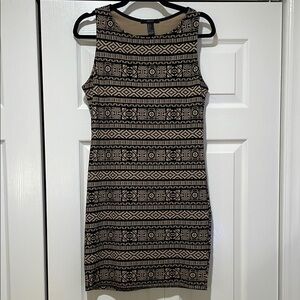 Forever21 Womens Geometric Velvet Burnout Mini Dress Size L Y2K Fairy Grunge NYE